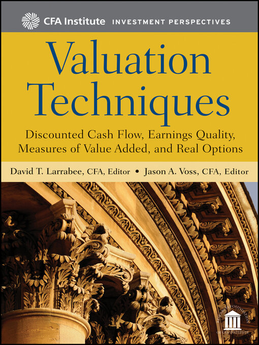 Title details for Valuation Techniques by David T. Larrabee - Available